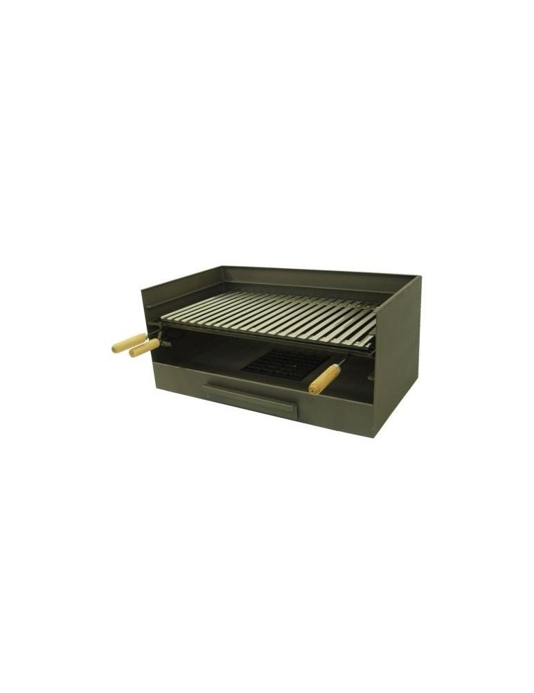 CAJON BARBACOA CON PARRILLA INOX. 61X40X33CM.71515