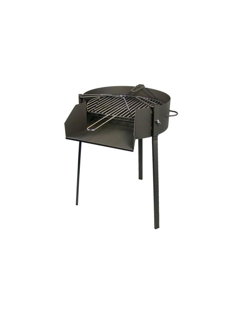 BARBACOA REDONDA C/SOPORTE PAELLA Ø60X75CM. 71582