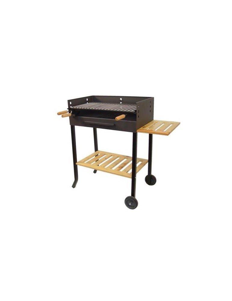 BARBACOA PARRILLA INOX CON RUEDAS 71450
