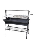BARBACOA CON PARRILLA-PLANCHA INOX Y ELEVADOR 60X5