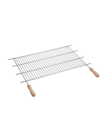 PARRILLA BARBACOA ZN. 70X40 MANGO MADERA 2470