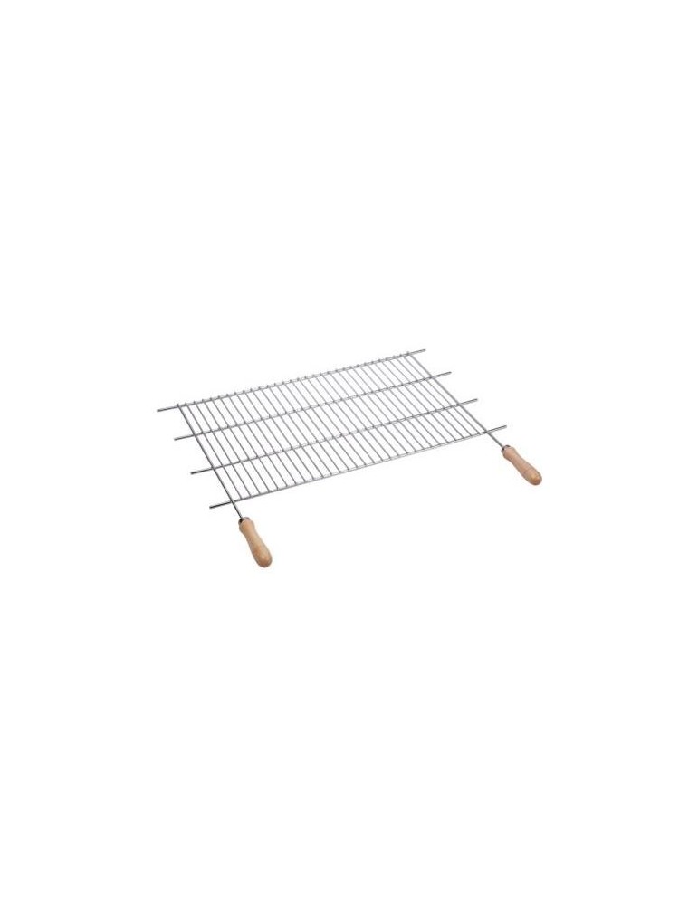 PARRILLA BARBACOA ZN. 70X40 MANGO MADERA 2470
