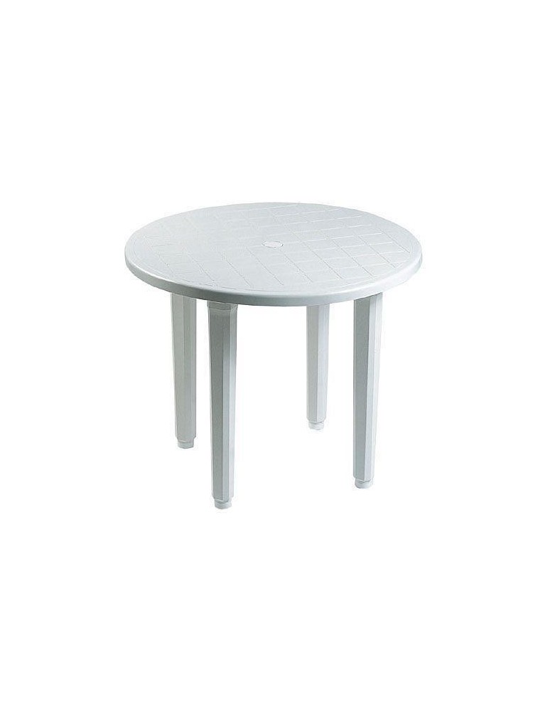 MESA JARDIN REDONDA  90 CM.BL. 4024