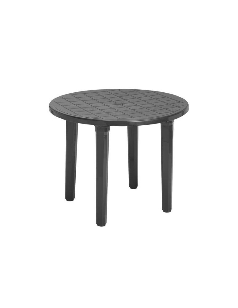 MESA REDONDA  ANTRACITA 90 CM. 4024ANT