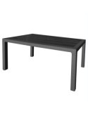 MESA ELEGANTE RATAN ANTRACITA 150X90X72 4090-06