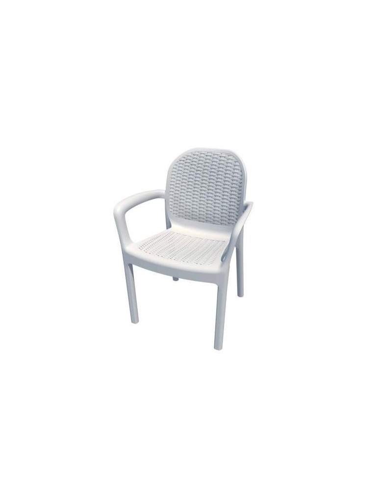 SILLON MIRANDA RATAN BLANCO 8298-01