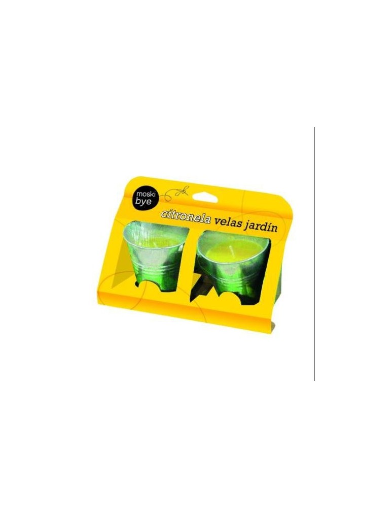 VELA EN CUBO METAL C/CITRONELA (PACK 2) 1-20559