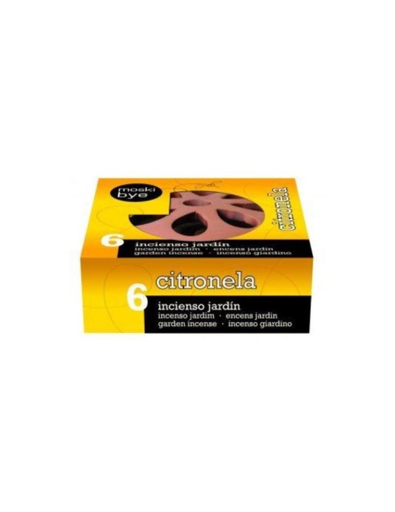 INCIENSO ESPIRAL 6 UD. CITRONELA+PLATO DECORATIVO