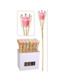 ANTORCHA BAMBU C/VELA DE CITRONELA 76CM.420006080