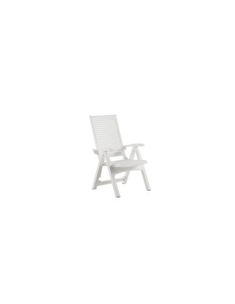 SILLON MULTIPOSICIONES METAL BLANCO 55350