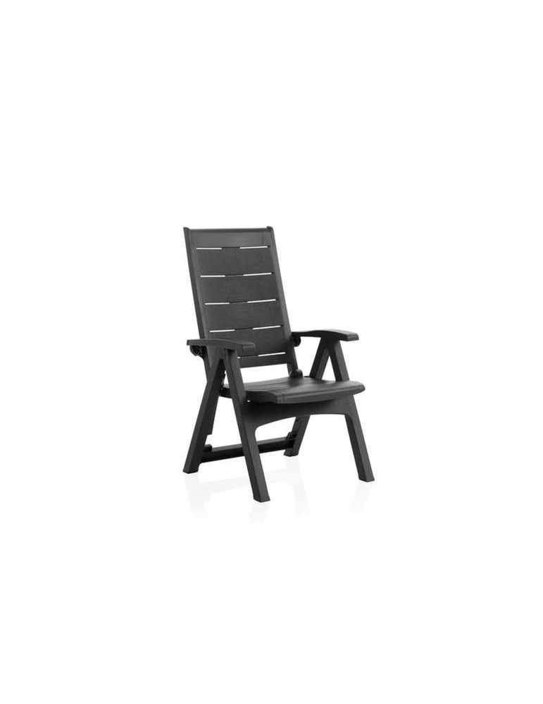 SILLON MULTIPOSICIONES LEGNO ANTRACITA RESINA 5533