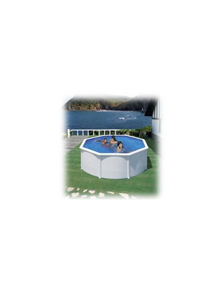 PISCINA ACERO REDON.BCA.FIL/AREN.350X120 KIT350ECO
