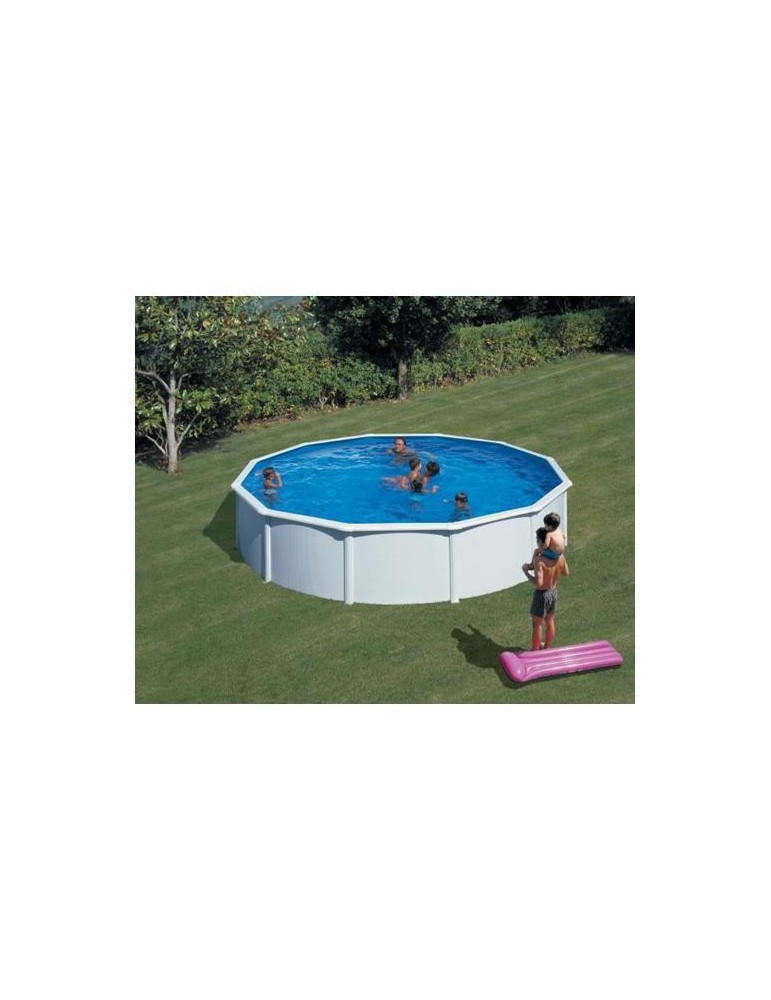 PISCINA ACERO REDON.BCA.FIL/AREN.550X120 KIT550ECO