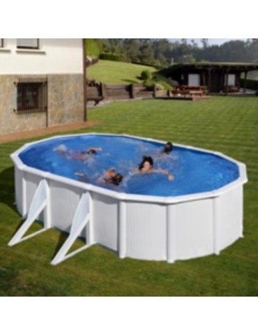 PISCINA ACERO OVAL BCA.F/AR.500X300X120  KIT500ECO