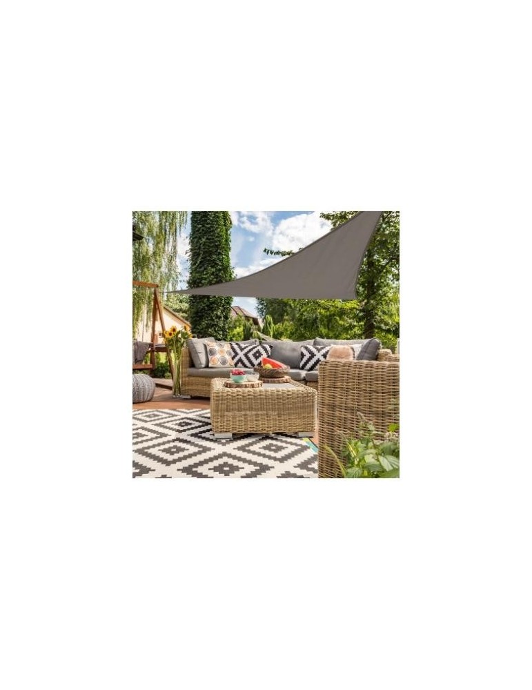 TOLDO SOMBREO TRIANGULAR POLIESTER 360CM ANTRACITA
