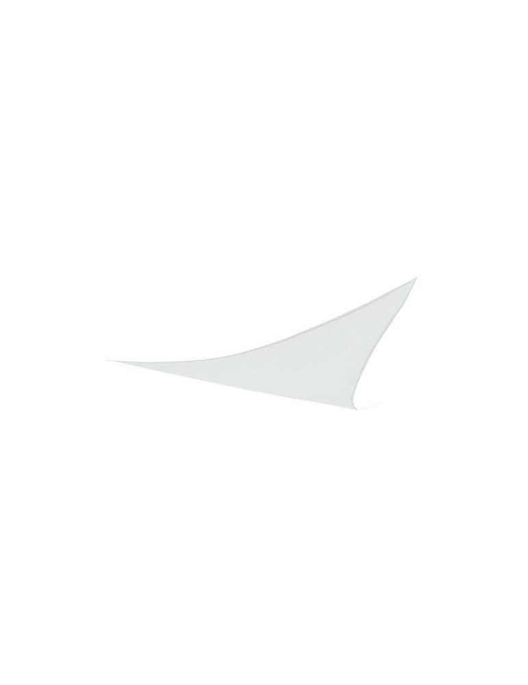 TOLDO SOMBREO TRIANGULAR POLIESTER 5X5X5 M BLANCO
