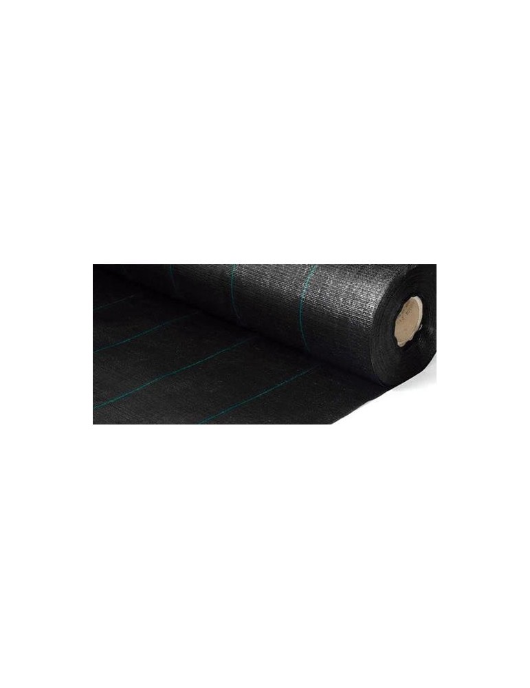 MALLA ANTIHIERBAS 2X100M 100 GR. /M2. NEGRA