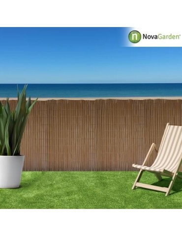 CAÑIZO PVC DOBLE CARA 14MM 1,5X3 M PREMIUM MARRON