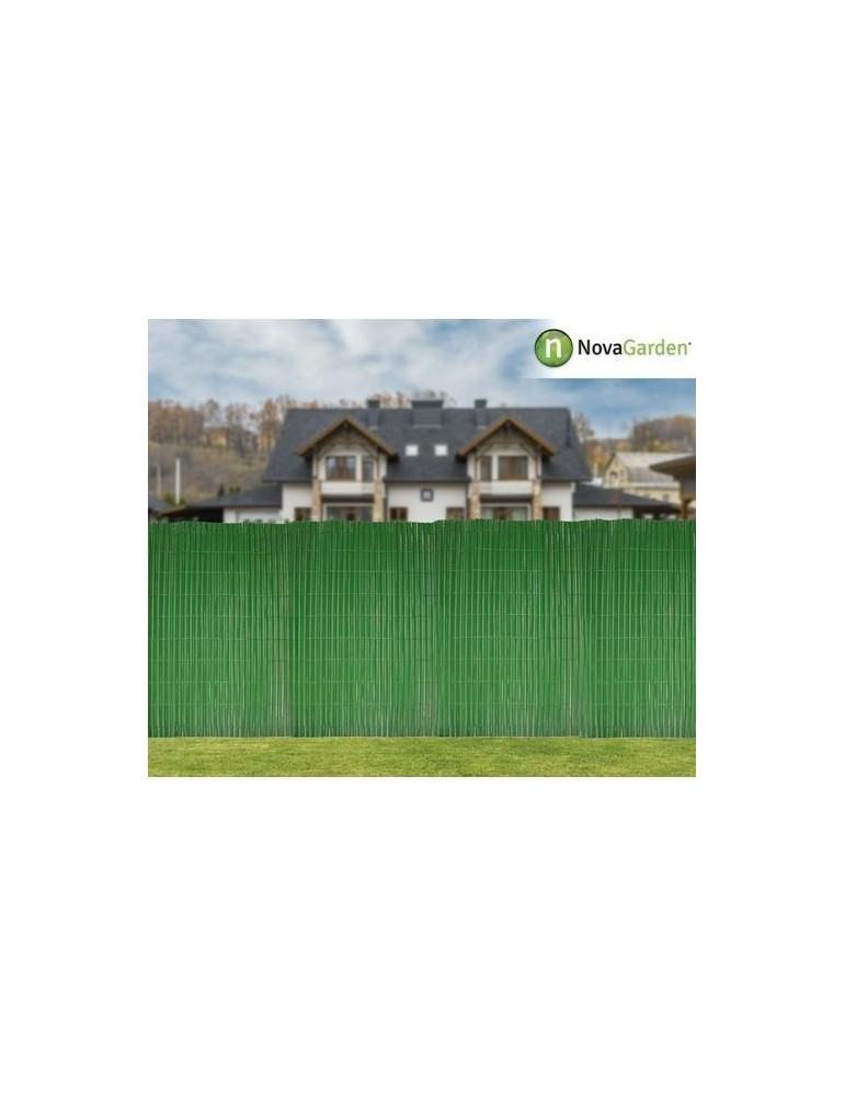 CAÑIZO PVC DOBLE CARA 14MM. 1,5X3 M PREMIUM VERDE