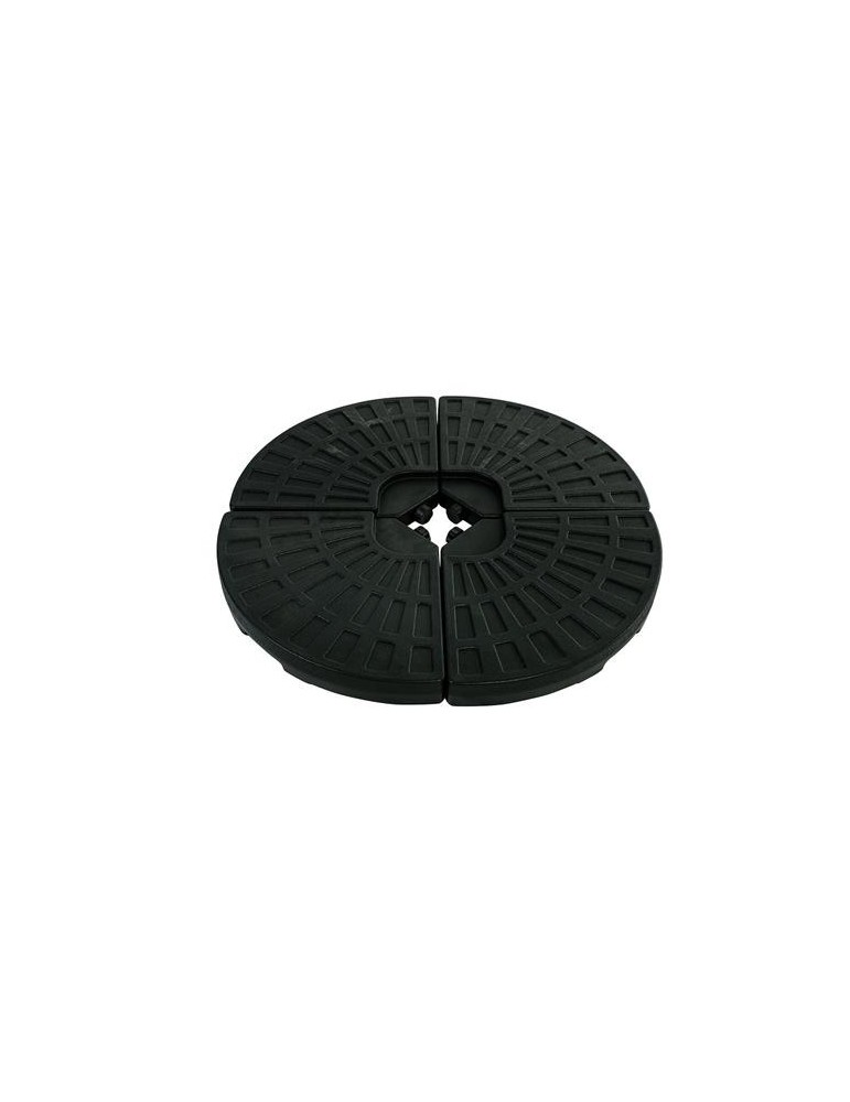 PIE PARASOL PLAST. RELLENABLE 52L. NEGRO PIEDPA030