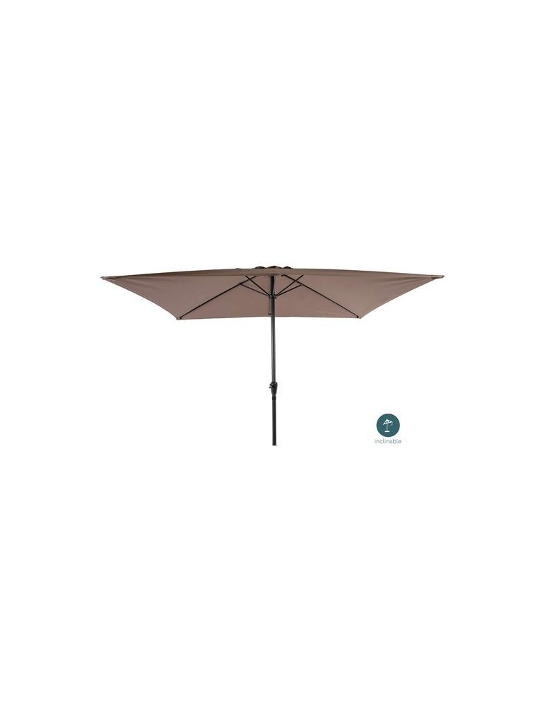 PARASOL ALUMINIO 2X3M. MARRON  PAREDE070
