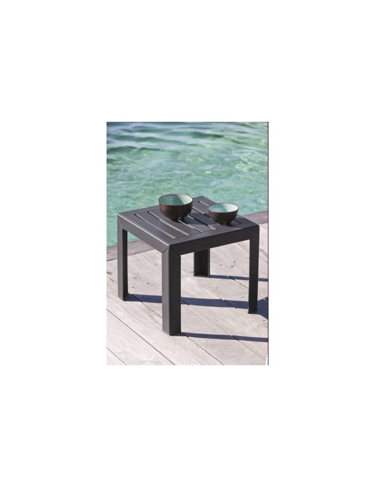 MESA MIAMI 40X40CM ANTRACITA 53001002