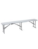 BANCO COLECTIVIDAD PLEGABLE 182X28X43CM NIC-1272FH