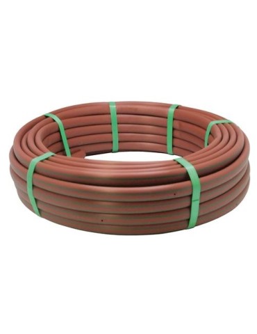 TUBERIA 16 MM DE POLIETILENO COLOR MARRON 25M