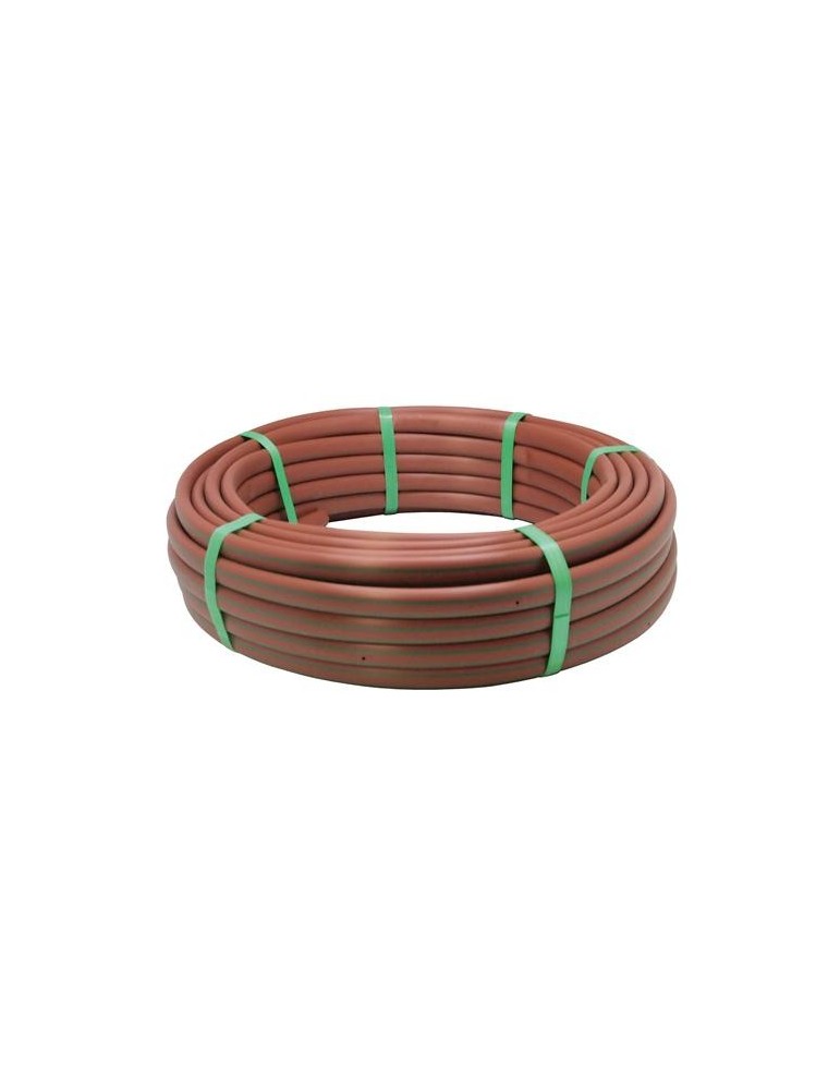 TUBERIA 16 MM DE POLIETILENO COLOR MARRON 25M