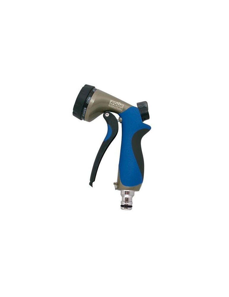 PISTOLA METAL CAUCHO 7 FORMAS AZUL AMT42