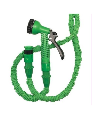 MANGUERA EXTENSIBLE 7,5M. 12MM.6 BARES VERDE BASIC