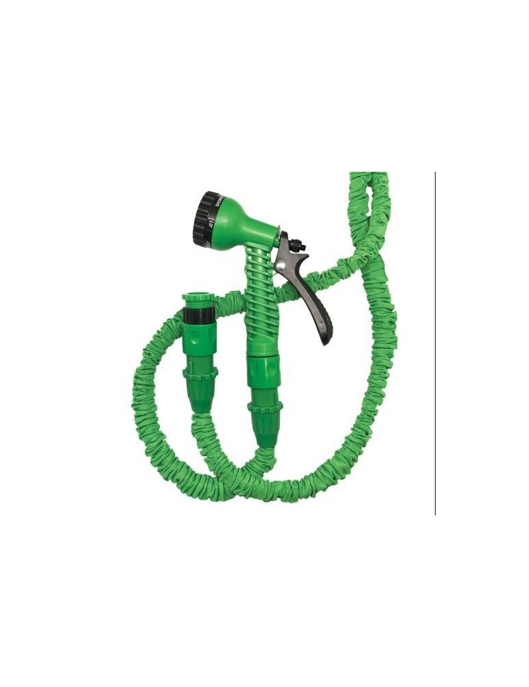 MANGUERA EXTENSIBLE 22,5M.12MM.6 BARES VERDE BASIC