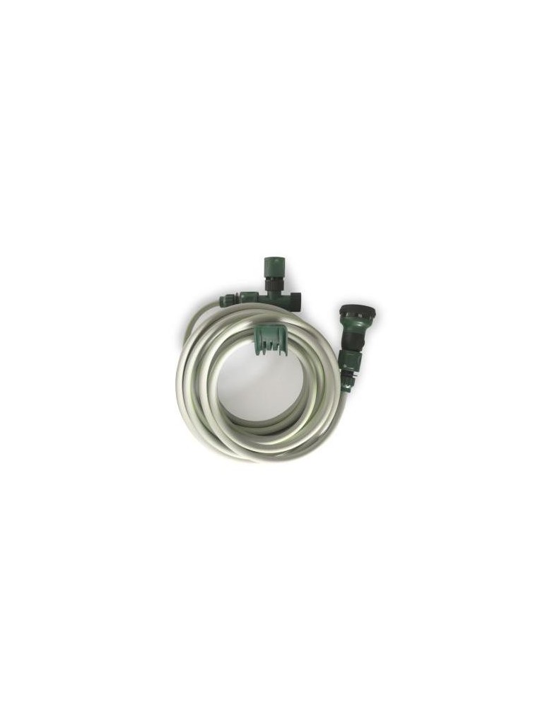 KIT MANGUERA 10M CON COLGADOR GRIFO HANGA K10