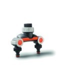 DISTRIBUIDOR DOBLE SALIDA DOBLE REGULACION 3/4"
