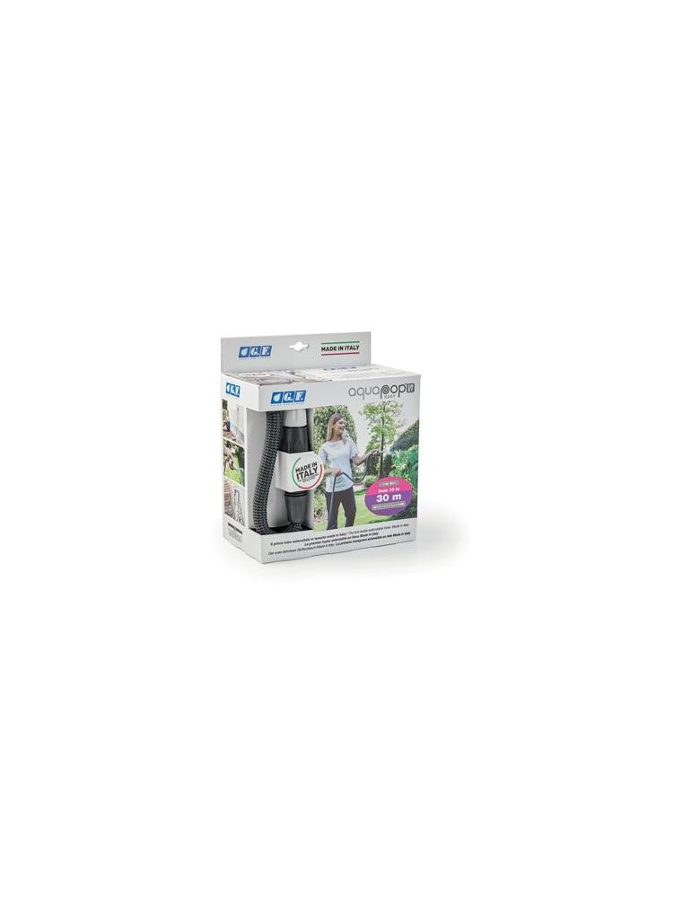MANGUERA EXTENSIBLE 30M GRIS AQUAPOP EASY
