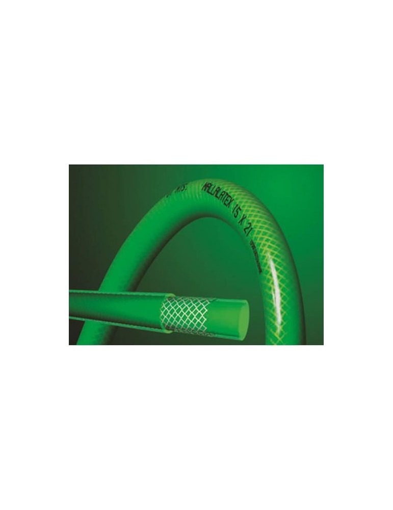 MANGUERA MALLALATEX C/REFUERZO 19MM.3/4" ROLLO 25M