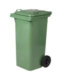 CONTENEDOR INDUSTRIAL MAIOL 120L CON RUEDAS VERDE