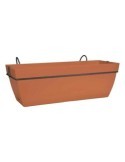 MACETA PARIS BALCONY TROUGH SET 50CM TERRA