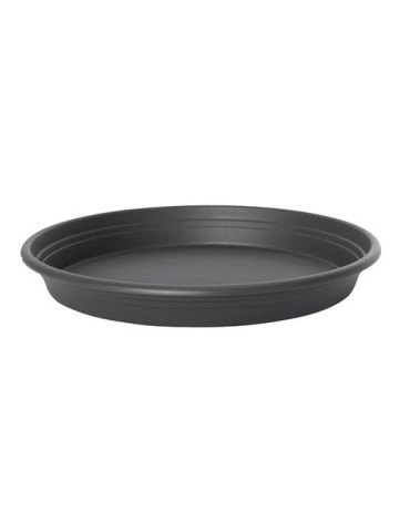 PLATO MACETA BALCON REDONDO ANTRACITA 22CM.