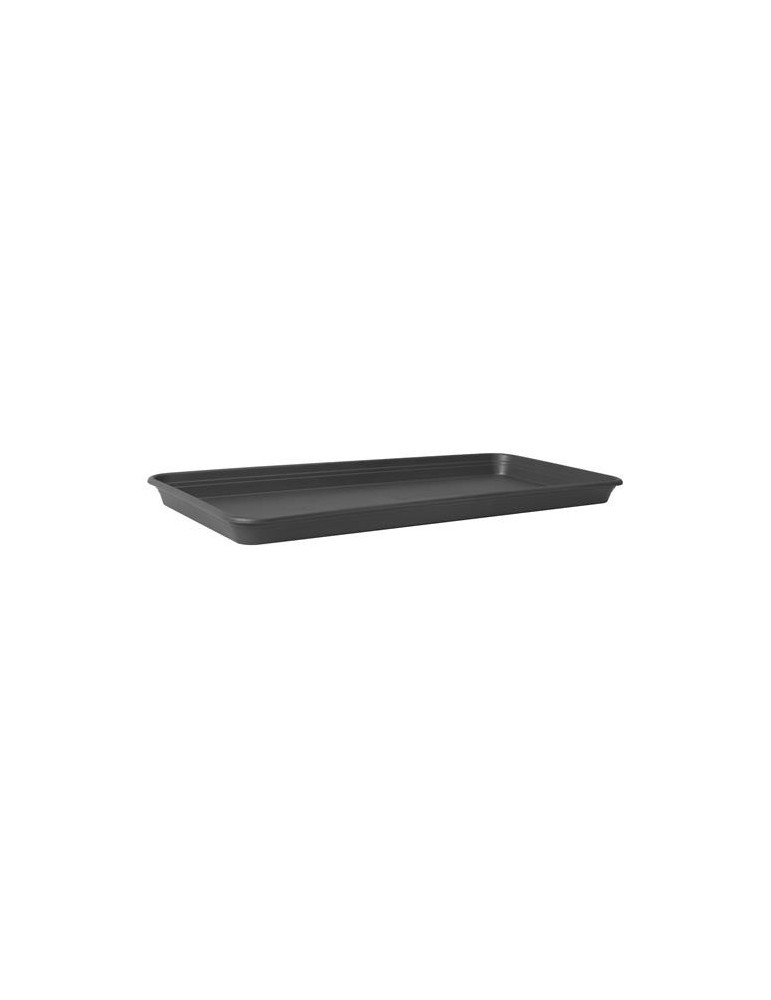 PLATO MACETA BALCON RECTANGULAR ANTRACITA 70CM.