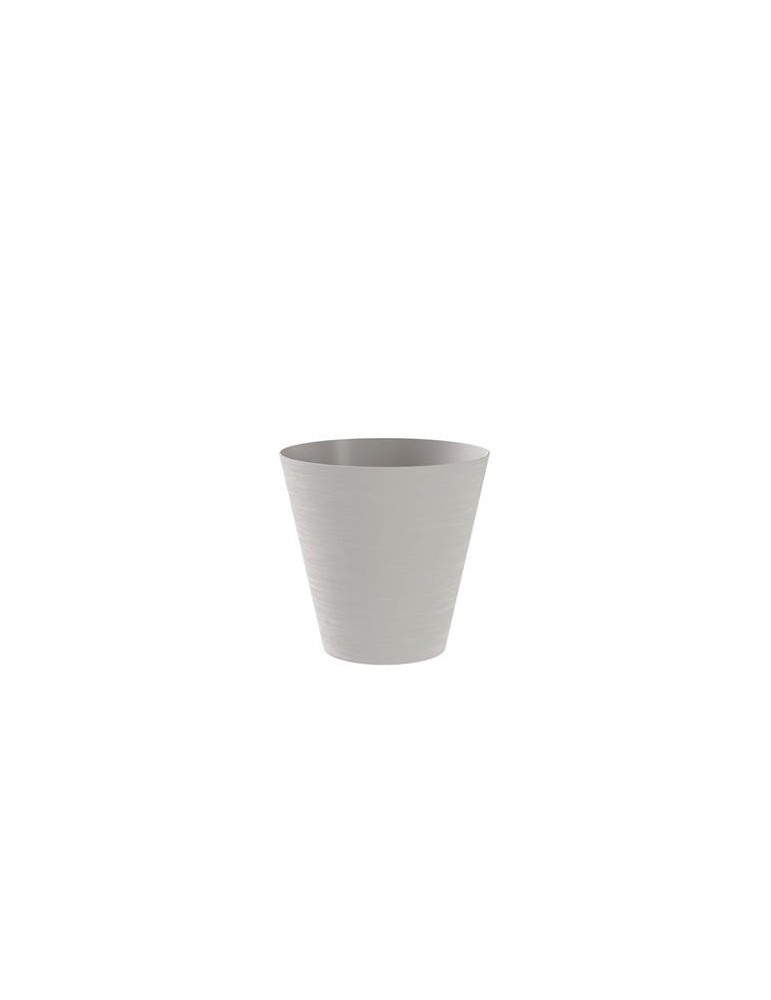 MACETA CON RESERVA DE AGUA 20CM.BLANCO CLOUD  HOOP