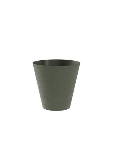 MACETA CON RESERVA DE AGUA 25CM. VERDE  HOOP