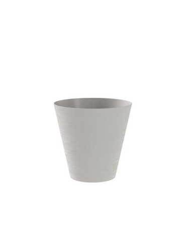 MACETA CON RESERVA DE AGUA 25CM.BLANCO CLOUD  HOOP