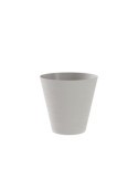 MACETA CON RESERVA DE AGUA 25CM.BLANCO CLOUD  HOOP