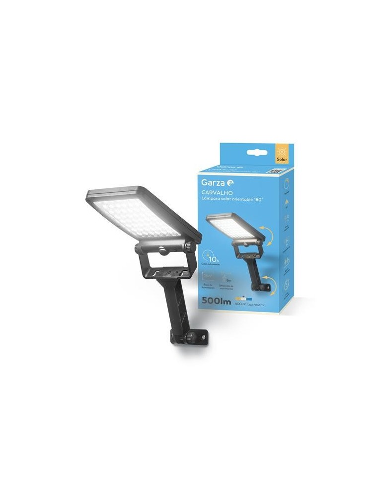 APLIQUE LED SOLAR CARVALHO 500LM 40K 401553C