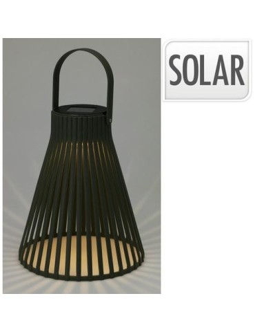 FAROL SOLAR JARDIN NEGRO 24CM CX2100740
