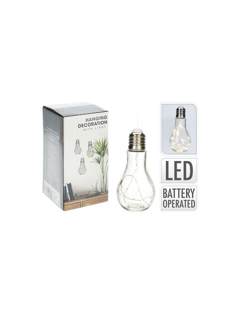 LAMPARA LED BOMBILLO 9X19CM TRANSPARENTE HZ1004940