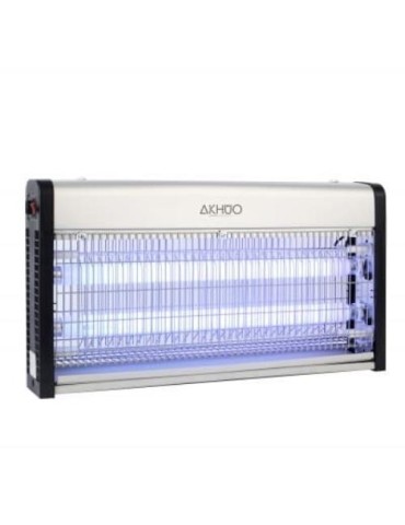 MATA INSECTOS LUZ UV 2X15W 100M2