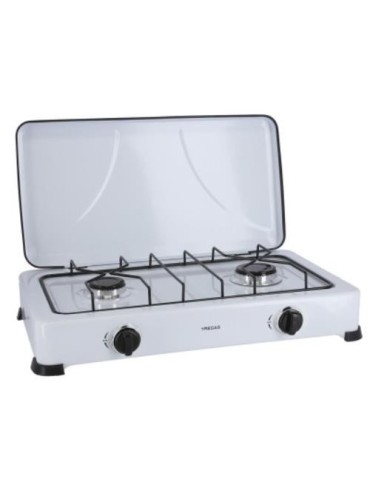 COCINA GAS ESMALTADA BLANCA 2 FUEGOS 34171