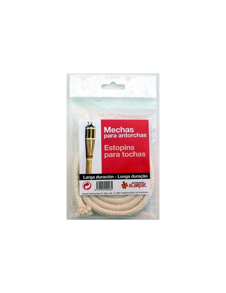 MECHA PARA ANTORCHAS 6MM.X1M.  330